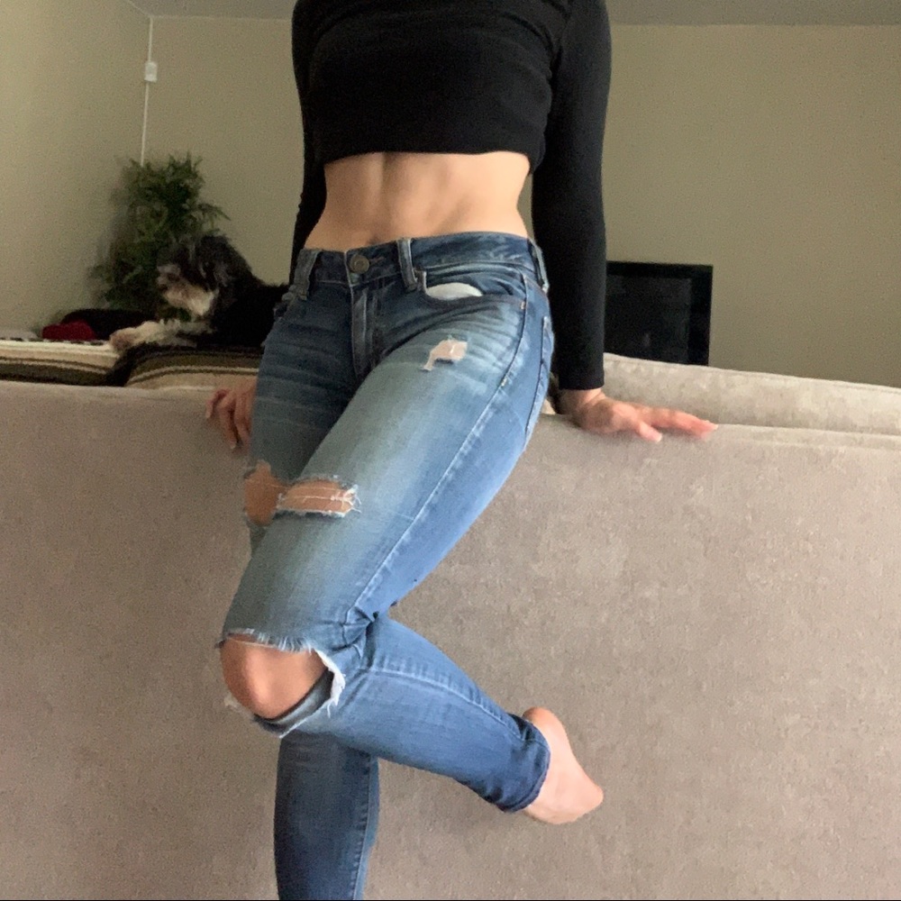 Dark Wash Skinny Jeans